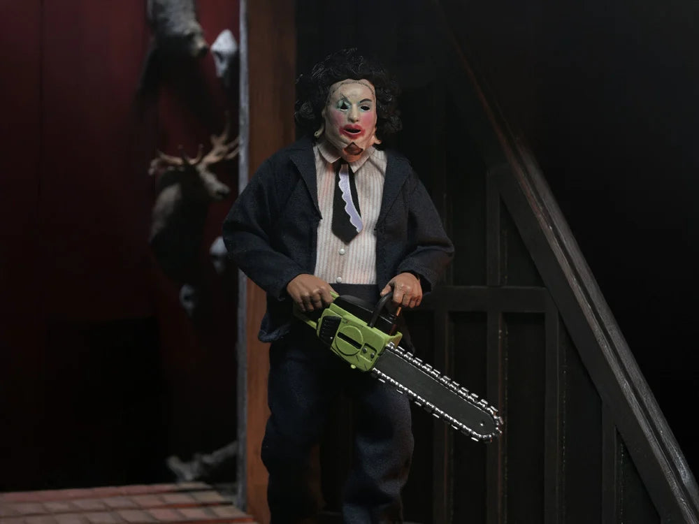 The Texas Chainsaw Massacre Leatherface with Pretty Woman Mask Clothed Action Figure