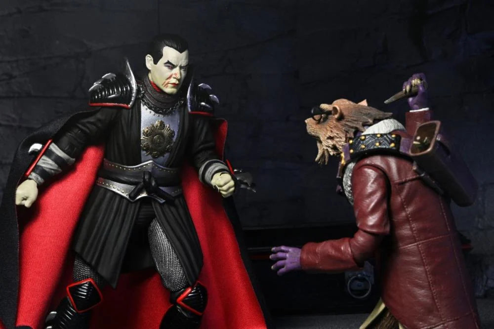 Universal Monsters x Teenage Mutant Ninja Turtles Ultimate Shredder as Dracula Figura Accion
