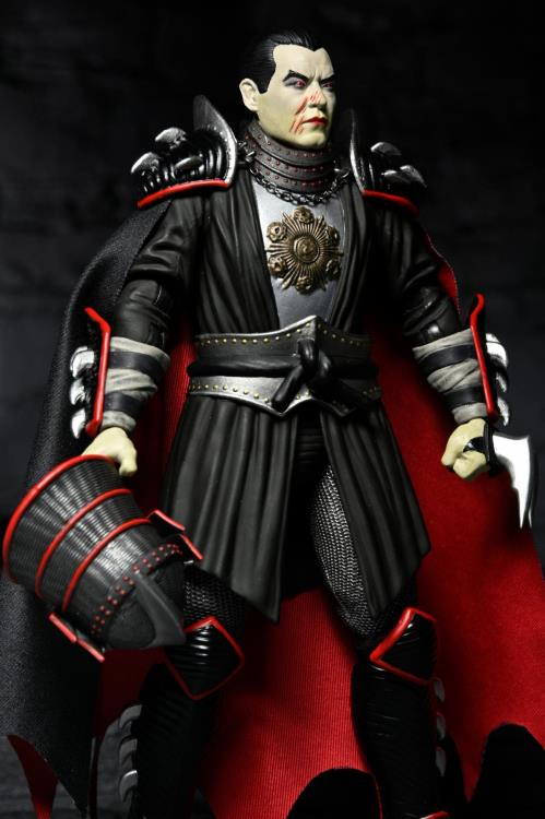 Universal Monsters x Teenage Mutant Ninja Turtles Ultimate Shredder as Dracula Figura Accion