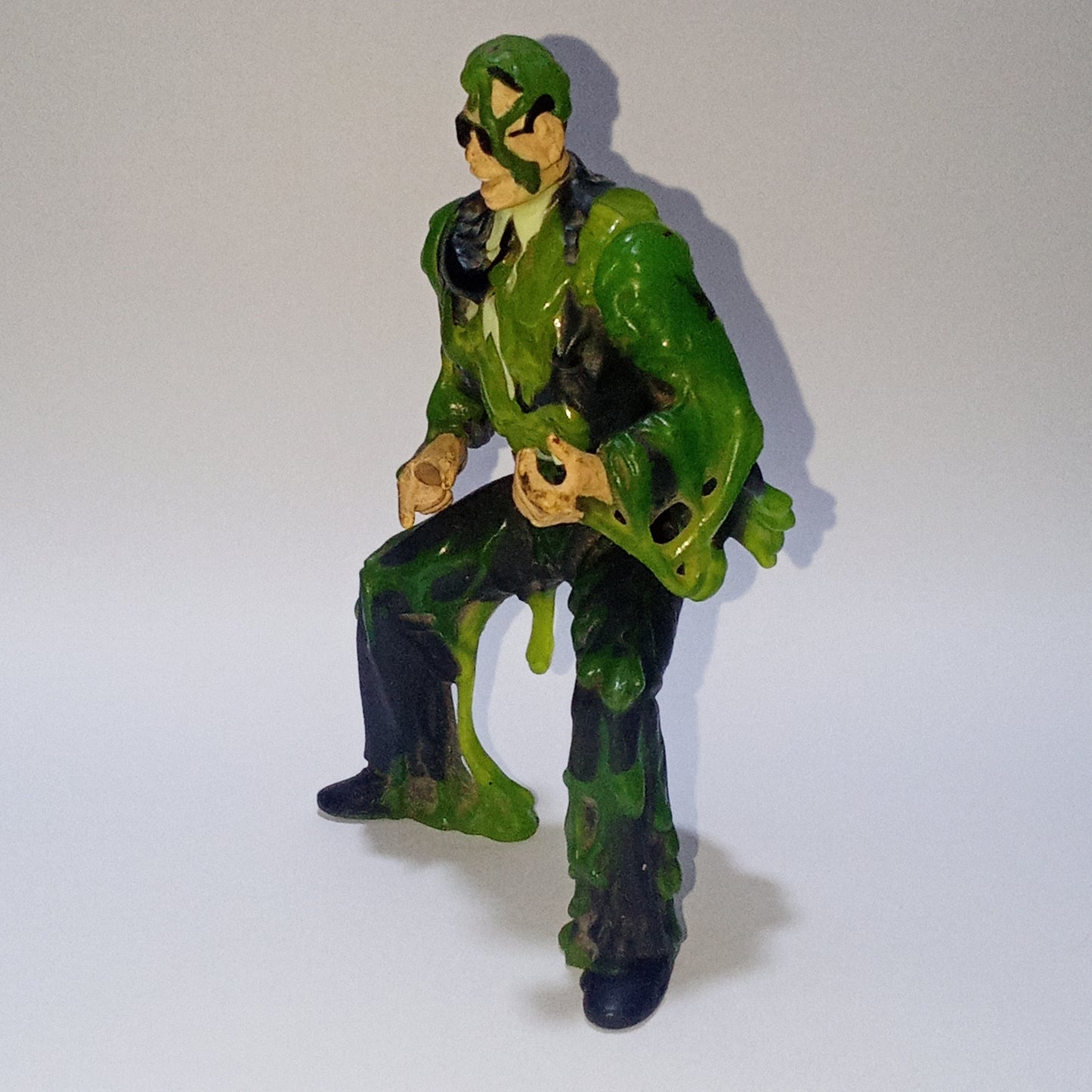 Vintage 1996 Men In Black Slime Fighting Agente Kay, Figura de Acción