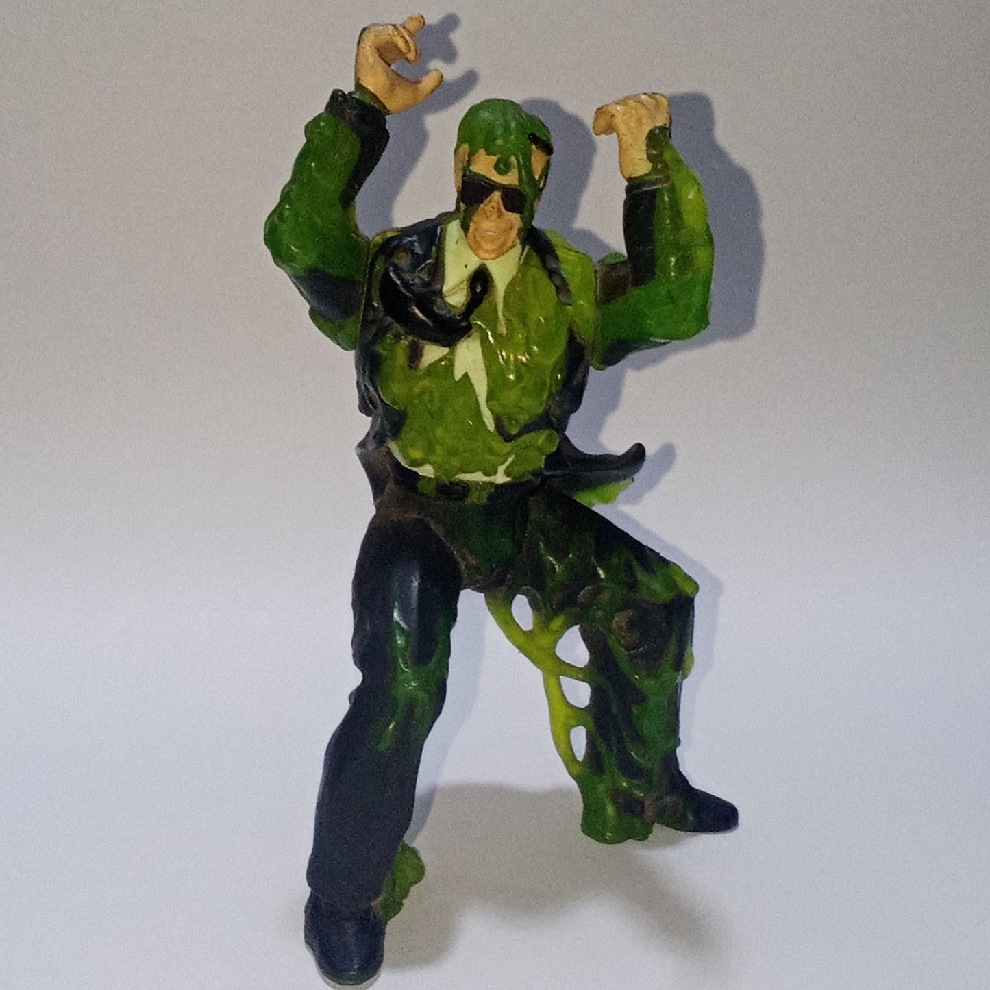 Vintage 1996 Men In Black Slime Fighting Agente Kay, Figura de Acción