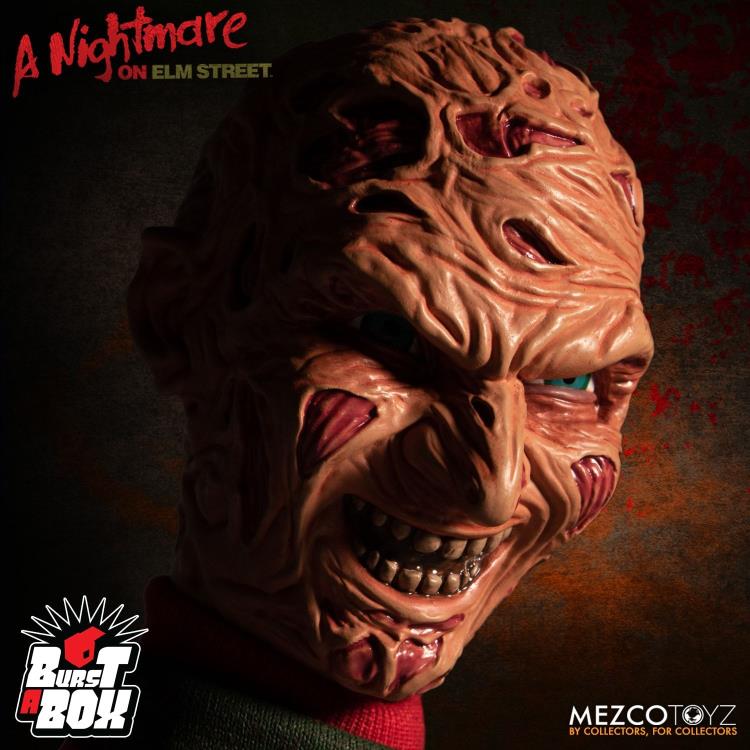 A Nightmare on Elm Street Burst a Box Freddy Mezco