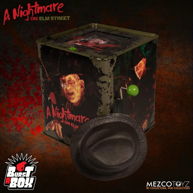 A Nightmare on Elm Street Burst a Box Freddy Mezco