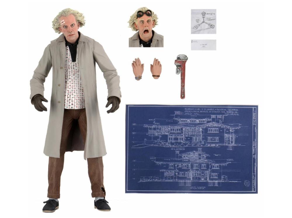 Back to the Future Ultimate Doc Brown Figura Neca