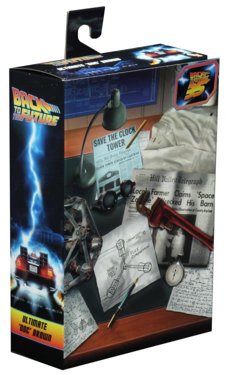 Back to the Future Ultimate Doc Brown Figura Neca