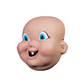 Happy Death Day Clear Mascot Máscara