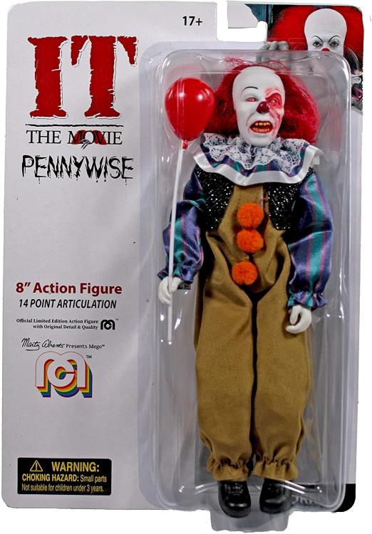 IT (1990) Burnt Pennywise Mego Figura
