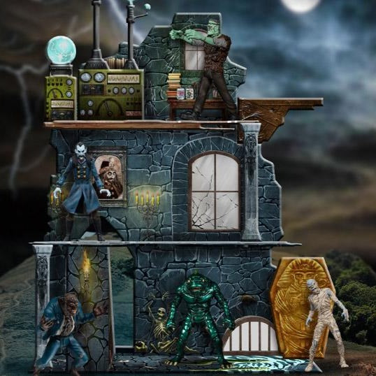 Monsters 5 Points Tower of Fear Deluxe Boxed Set Mezco