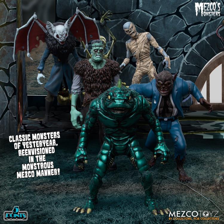 Monsters 5 Points Tower of Fear Deluxe Boxed Set Mezco