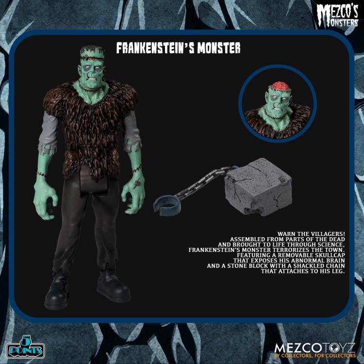 Monsters 5 Points Tower of Fear Deluxe Boxed Set Mezco