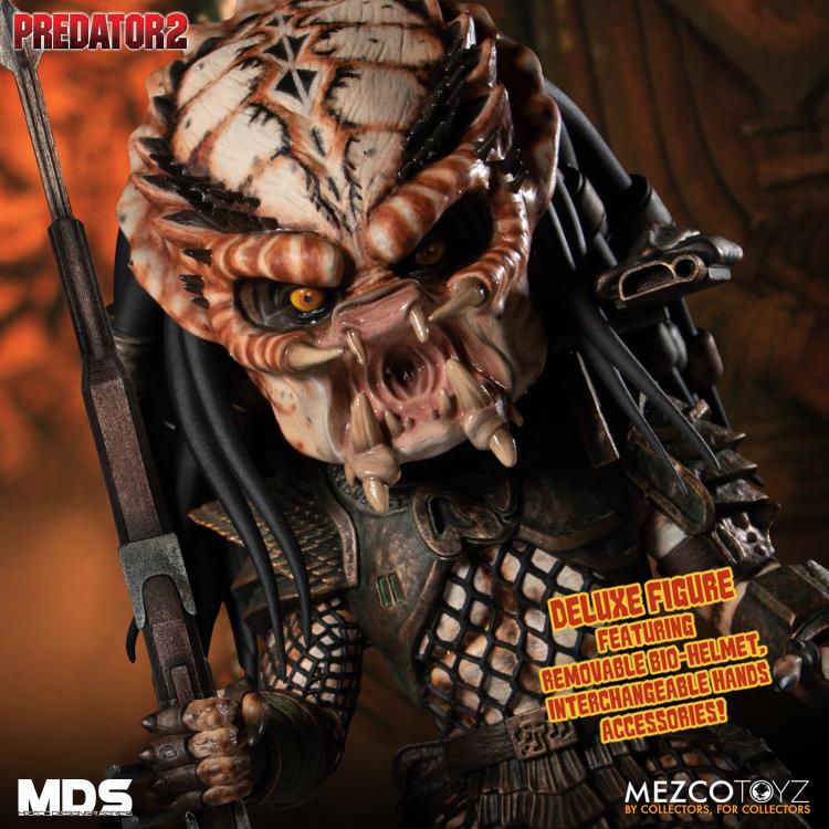 Predator 2 MDS Deluxe Predator Figura Mezco