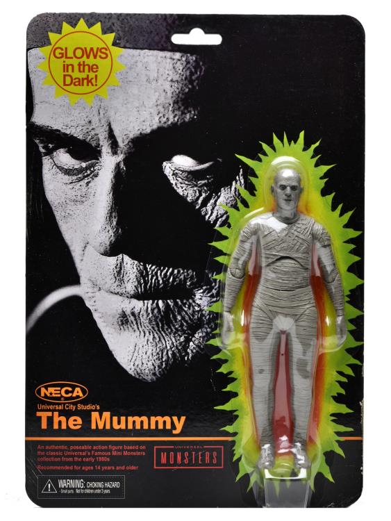Universal Monsters Retro Glow-In-The-Dark Set of 3 Figura Neca