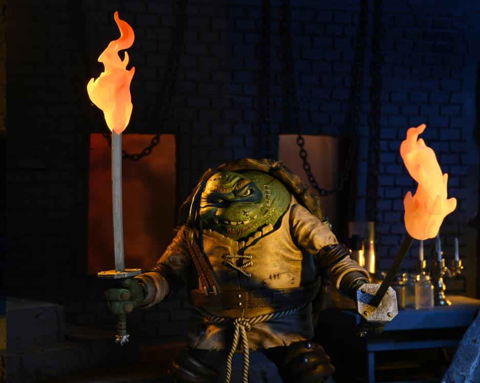 Universal Monsters x Teenage Mutant Ninja Turtles Ultimate Leonardo as The Hunchback Figura Neca